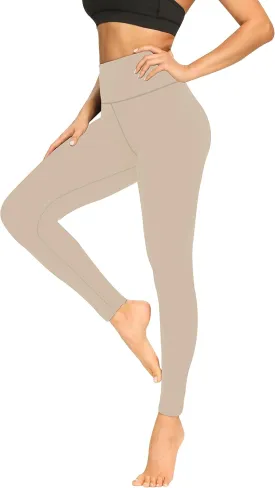 FULLSOFT Soft Leggings for Women - High Waisted Tummy Control No See Through Workout Yoga Pants