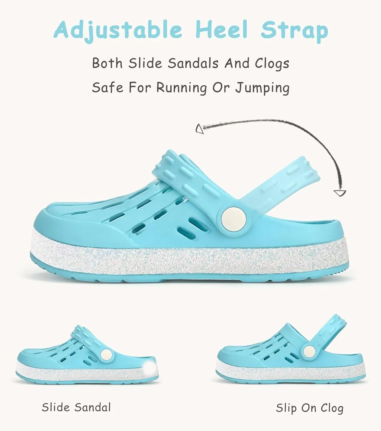 Kids Clogs Girls Boys Garden Clogs Slip on Water Shoes Beach Pool Sandals House Slipper(Toddler/Little Kids/Big Kids)