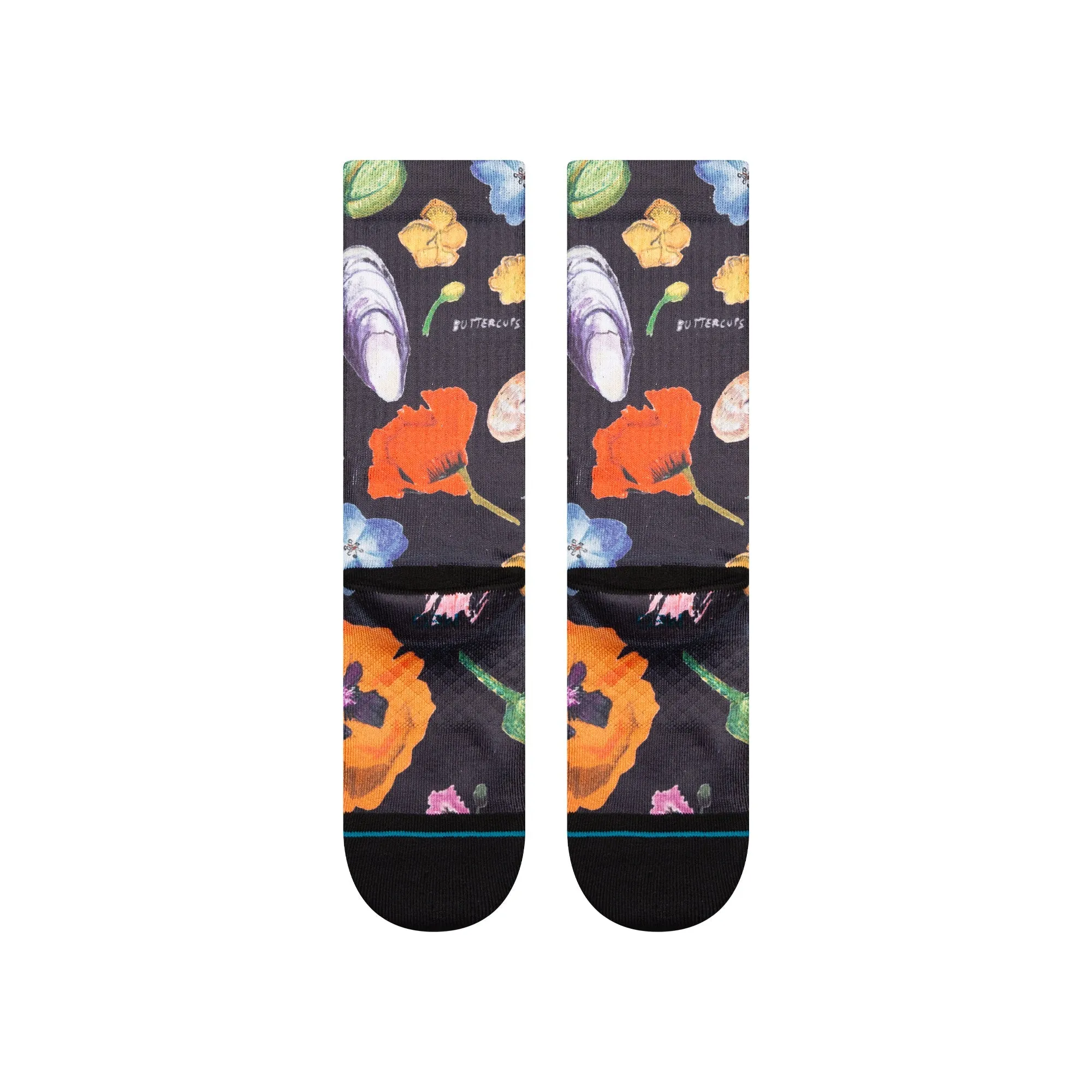 LUCIAS FLORAL CREW SOCK