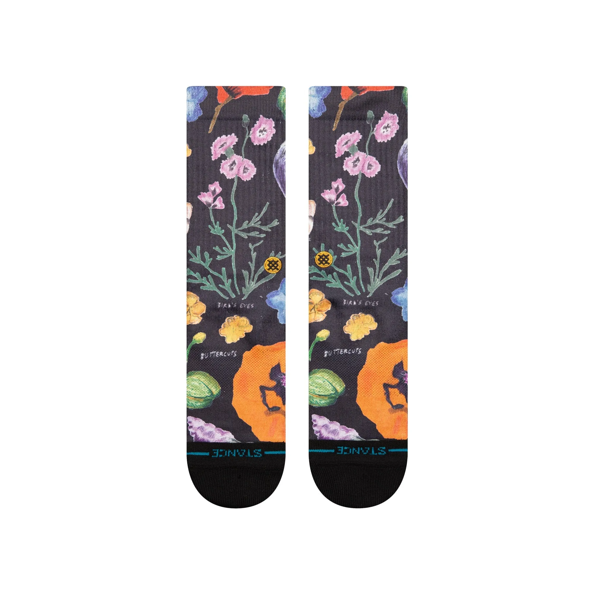 LUCIAS FLORAL CREW SOCK